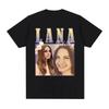 Singer Lana Del Rey Print T Shirt Women Fashion Hip Hop Men's Tshirts Streetwear Harajuku Short Sleeve T-Shirt Unisex Tee