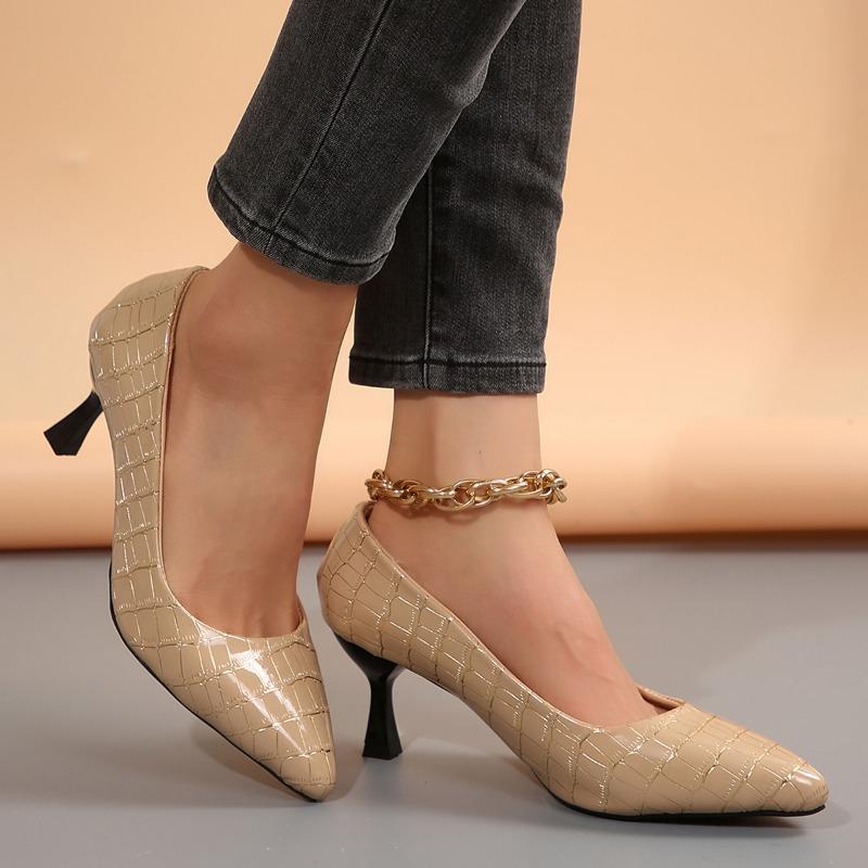 Women Pumps Spring and Summer New 2024 Comfortable All-match High Heels Women Stiletto Sexy Single Shoes Women Zapatos De Mujer