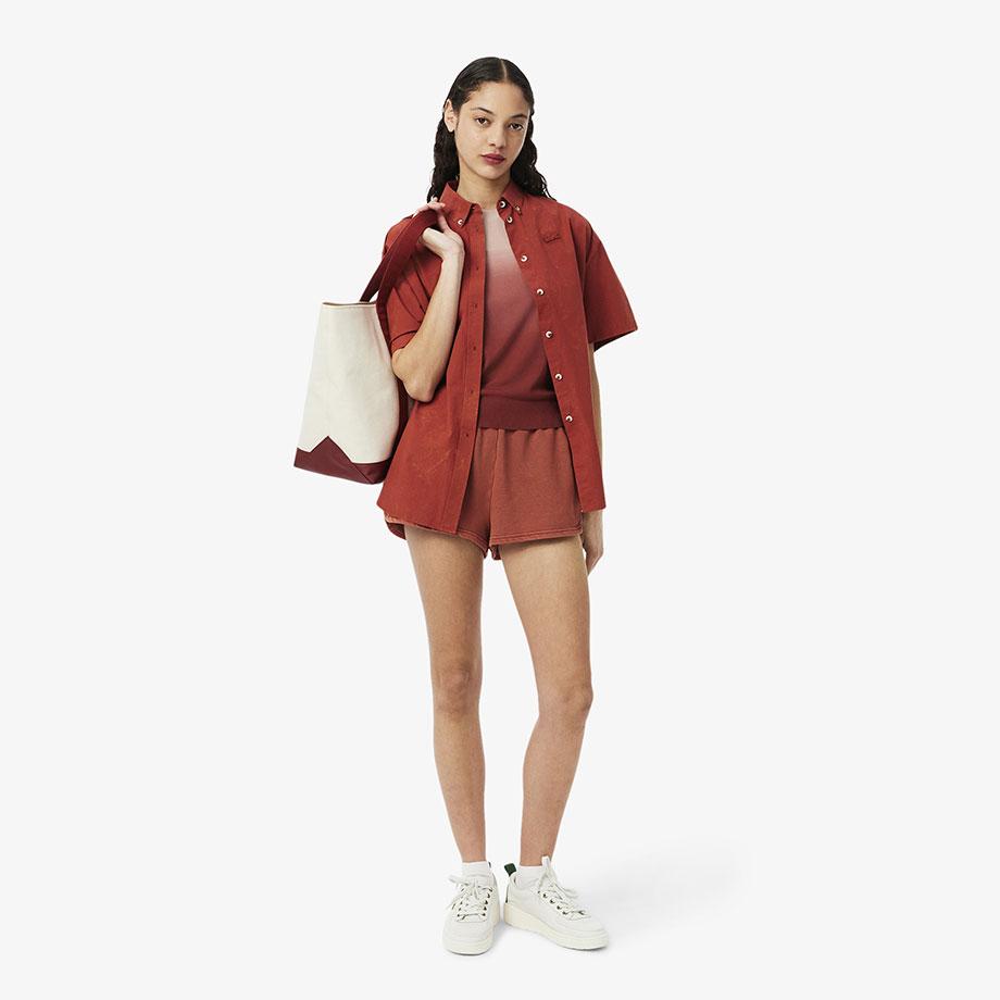 Lacoste Women's Gradient Short-Sleeve Sweater AF9281-55GGTI