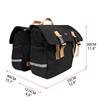 TOURBON Bicycle Pannier Integrated Rear Bag with Shoulder Ideal for Road Bike and Outdoor Camping Bag, 24L, Straps, Riders, Commuters,