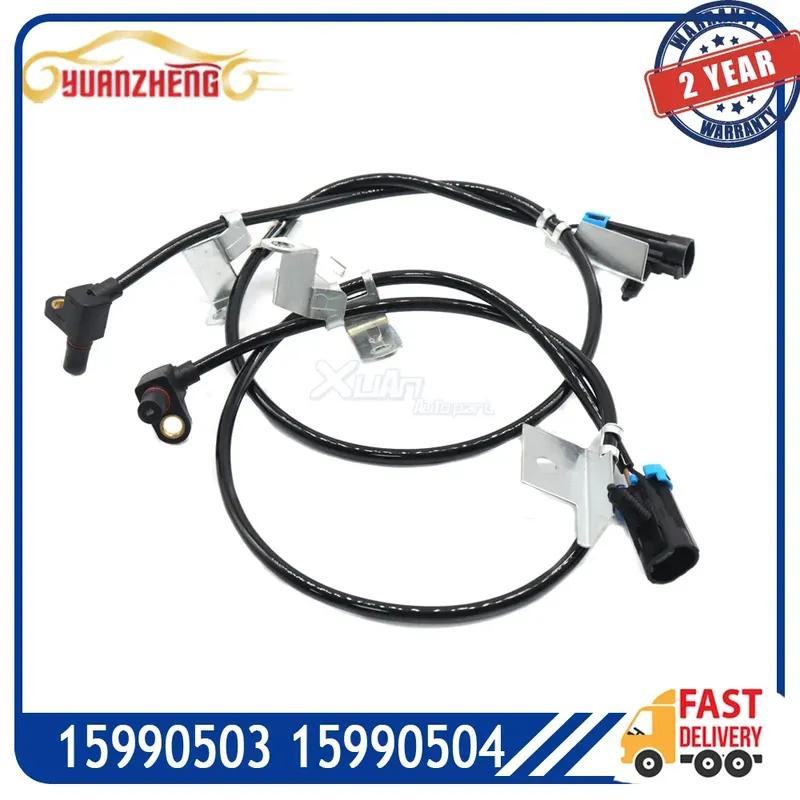 15990503 Front Left & Right ABS Wheel Speed Sensor 15990504 For Chevrolet Express Suburban Silverado 1500 2500 Tahoe 95-08