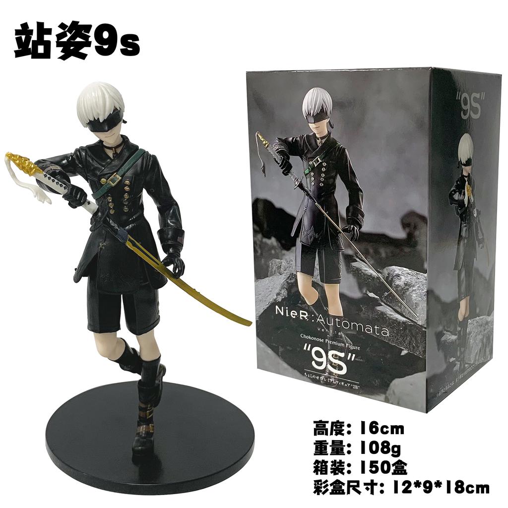 18CM 2B Anime Game NieR:Automata Figure YoRHa No. 2 Type B Animation Model Toys Gifts Collection Desktop Decoration Ornaments