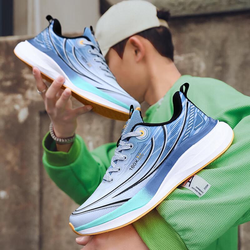 

Путянь кроссовки попкорн мужская обувь 2025 новый летний сетчатый дышащий марафон профессиональная карбоновая подошва беговые кроссовки 44