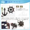 Heizi Ship Rudder Interior Steering Wheel Anchor Figurine, Sea Pirate Object, Antique Vintage Retro (60cm Anchor)