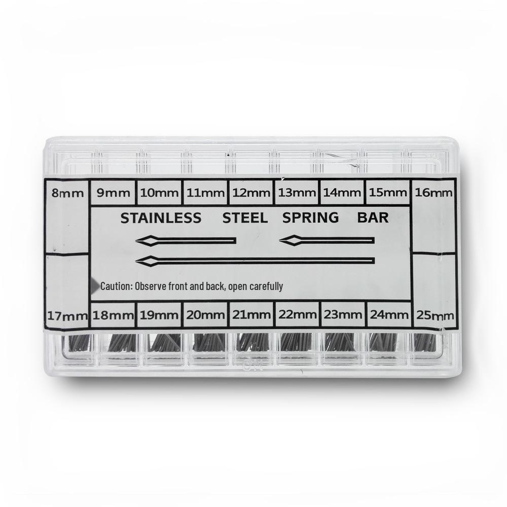 Boxed 360-Piece Stainless Steel Seamless Watch Spring Bar Lugs and Pins Set