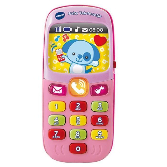 Jeu éducatif - VTech - Baby Pink Phone Call - Interactif - Pour bébé - 6 mois et plus