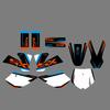 NICECNC For KTM SX50 SX 50 MINI 2002-2008 2007 2006 2005 2004 2003 Motocross Fairing Graphic Background Decals Sticker Customize