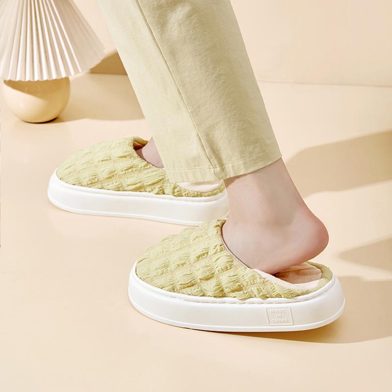 Summer Spring and Autumn Thin Breathable Anti-skid Thick Bottom Bag and Slippers