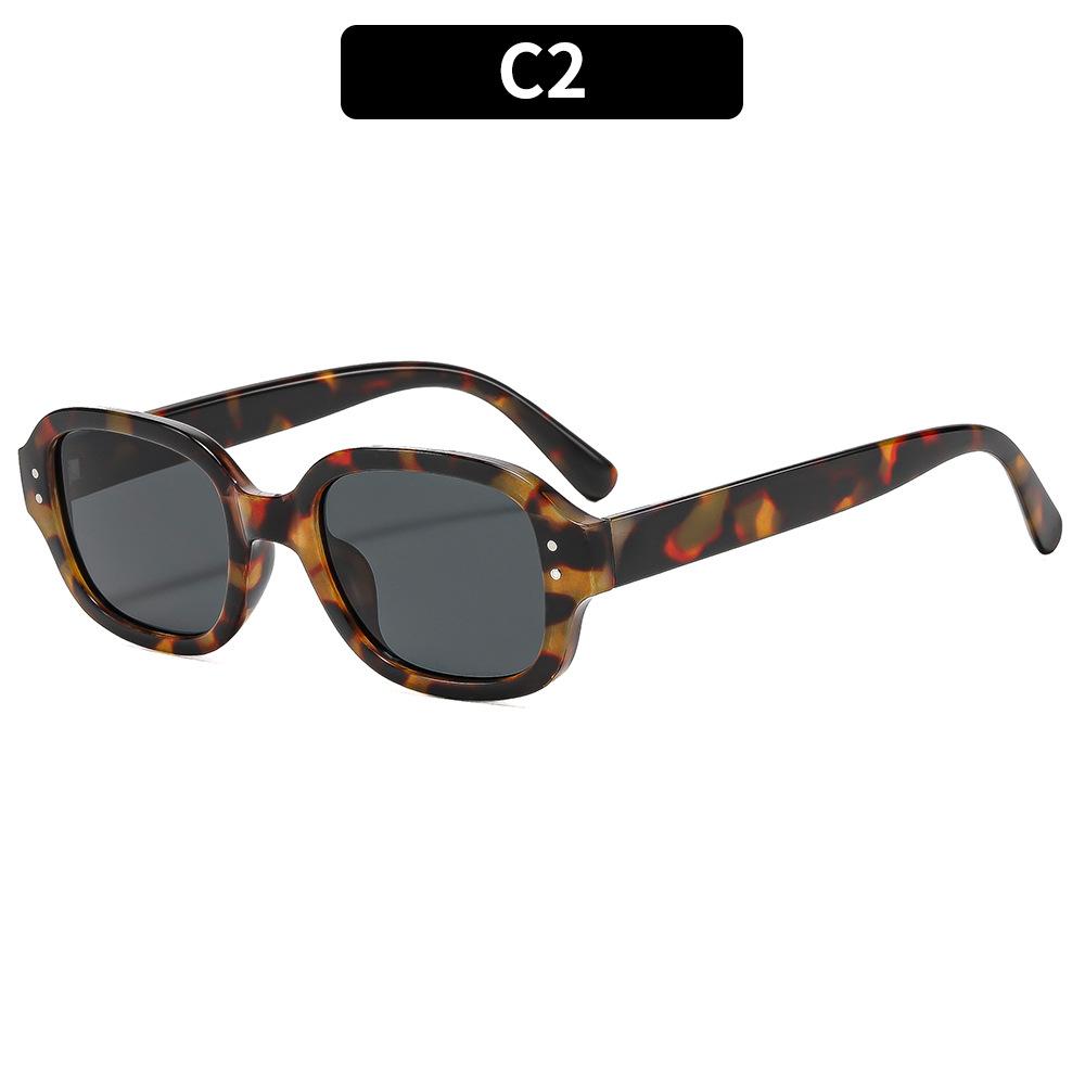 Trendy Vintage Design Women's Sunglasses UV400 Rectangle Frame Hot Selling Fashionable Brand Sun Glasses