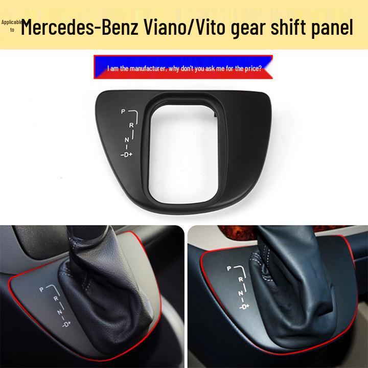 Mercedes Viano/Vito Pannello Trim Consolle Centrale Leva del Cambio per W636/W639 nero