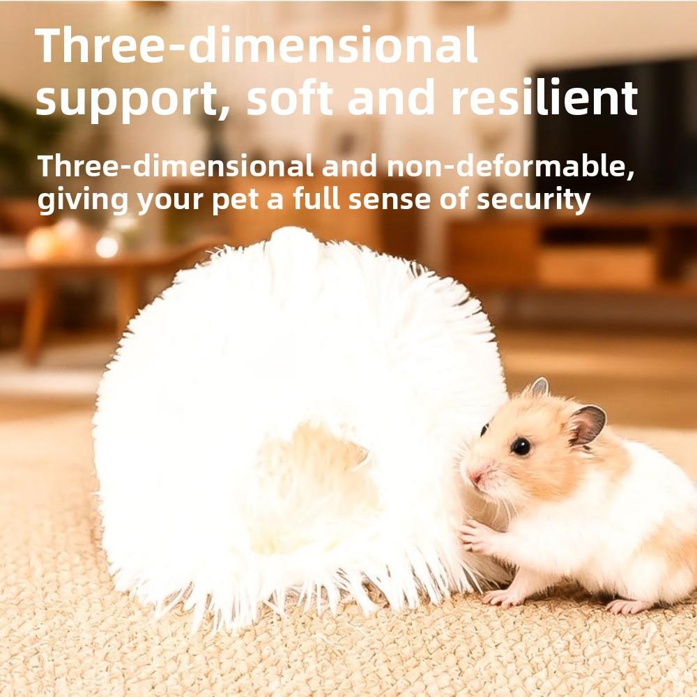 Soft Rabbit Sleeping Nest Comfortable Mouse Bed House Hamster Cave Hamster Cage  Autumn Winter