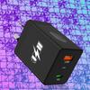 Thumbprint 2.4A Dual USB Charger - US, EU, KR, UK Plug for Mobile Devices