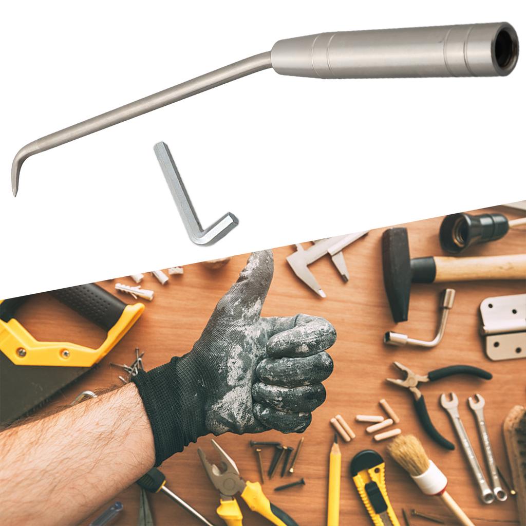 Attrezzi manuali per legare il ferro d'armatura Cantiere Gancio a spirale per tondini d'acciaio Strumenti di avvolgimento Gancio manuale per legare il ferro d'armatura Cantiere Filo per tondini d'acciaio