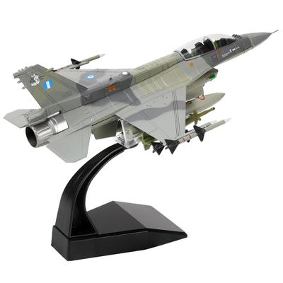 NUOTIE Modello di Aereo da Caccia F-16D in Scala 1/72 Kit di Montaggio Pre-assemblato Modello Completato Modello di Jet da Caccia in Metallo Esposizione Collezione F-16D-Grecia