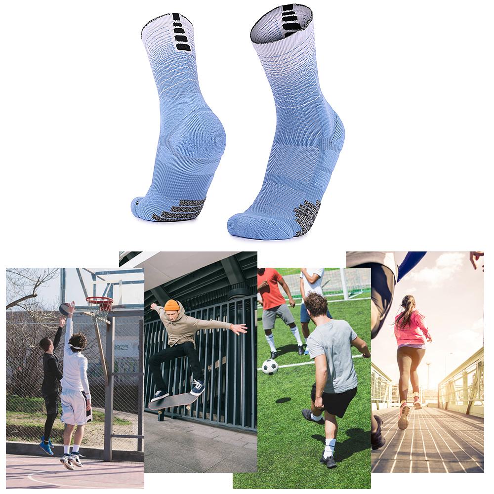 Basketball Socks Men Women Breathable Football Socks Sports Socks Cushioned Athletic Socks