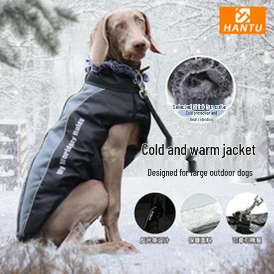 Multicolor Autumn & Winter Dog Jacket - Warm, Cold-Proof, Thickened Cotton