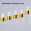 5Pcs Clear Glass Dropper Bottles With Lids Accurate Droppers For Essential Oils Serums Diy Skincare Samples