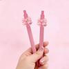 2/4/6 Cute Bow Ballpoint Pens | Pink Theme, Retractable Pens, Perfect for School, Office, Journaling, and Gifting, Plastic Medium Tip Writing Tools