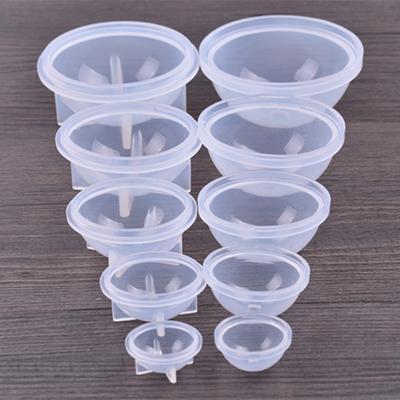 5pcs/ Set Ball Shape Silicone Mold Pendant Mould For Resin With Real Flower DIY Jewelry Making Tools Craft Cake Moulds Bake Tool