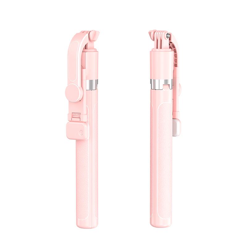 

X188 Multifunctional Selfie Stick Tripod with Remote Control - Portable Universal Phone Holder for Travel Photography. рожевий