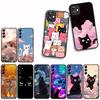 For Apple iPhone 16 15 14 Plus 13 12 Mini 17 Pro Max + 16E Air 16+ ProMax Phone Cover Case Cartoon Kitten Cat Meow