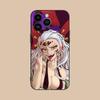 Demon Slayer Daki Gyutaro Phone Case for iPhone 16 15 14 13 12 11 X XR XS 8 7 Pro Max Plus Mini Black Cover Cellphones Pretty