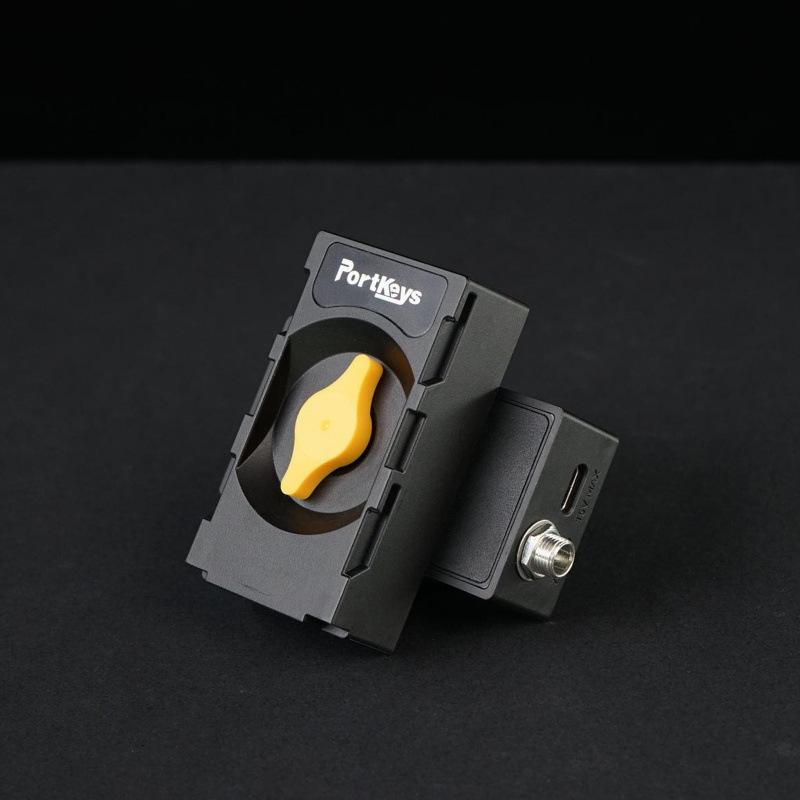 Aike BD1 Dual-Sided Dummy Battery NPF System with Switchable Monitor Power Supply and Mount