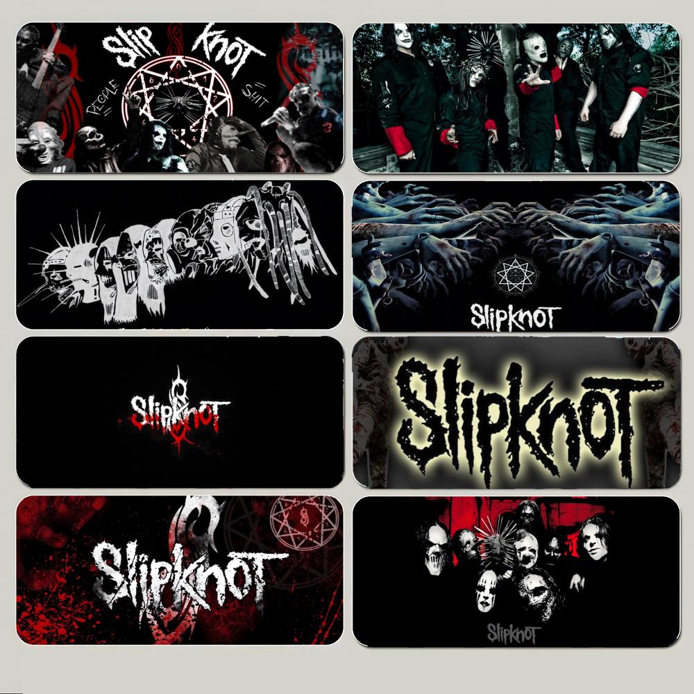 Leistungsstarke Dark Metal Band Sslipknot Mauspads Großes Gaming-Mauspad Mit Dick Genähtem Rand Rutschfeste Schreibtischmatte