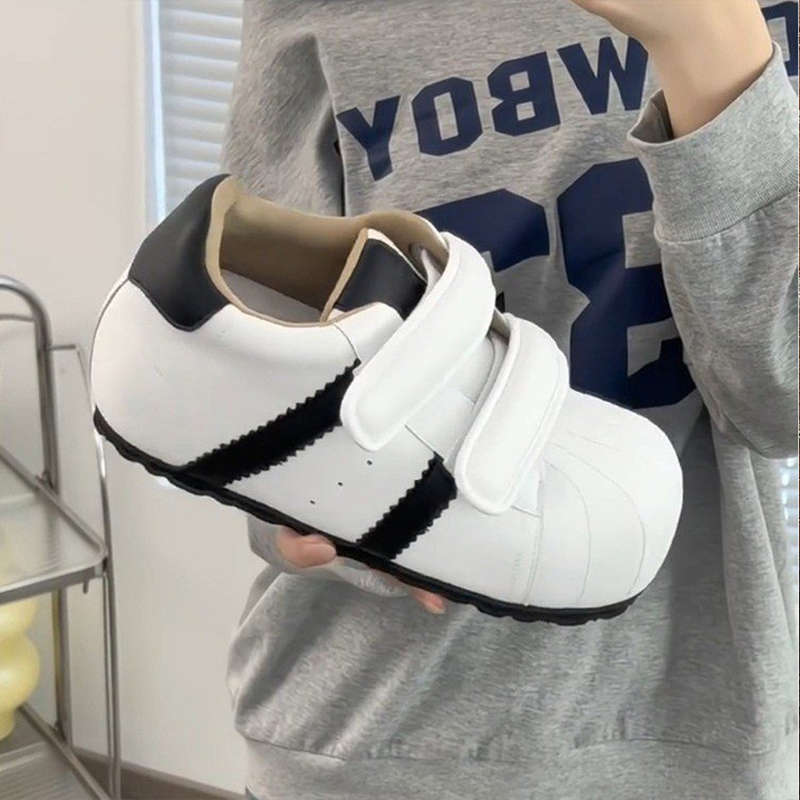 Q bubble shell small board shoes platform height increase autumn new comfortable versatile casual shoes women's shoes