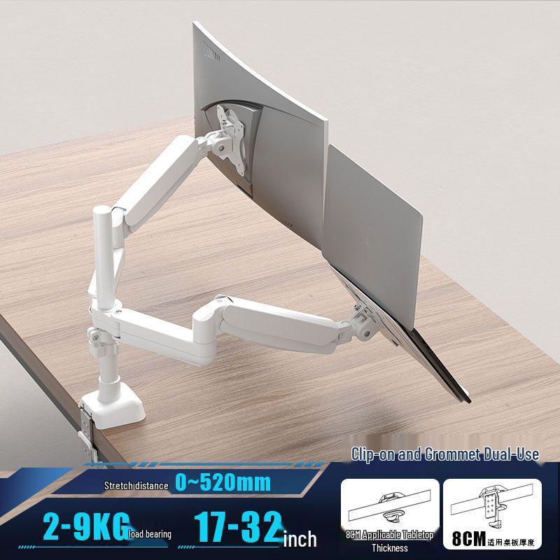Dual Screen Cantilever Laptop & Monitor Stand