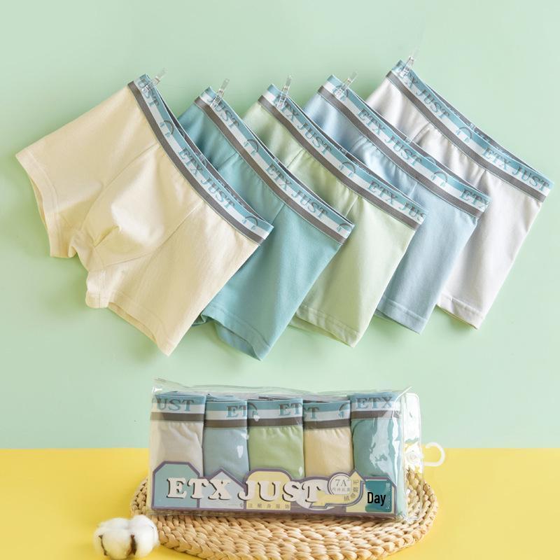 

ETX JUST Boys Four-Cornered Underwear for Toddlers, Kids & Growing Boys 2-3 for 100cm, 10-13kg