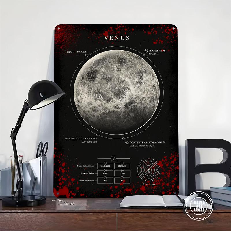 Venus Metal Poster Customized Wall Art Retro Vintage Tinplate Signs for Man Cave Gaming Decoration Room Home Decor Items House