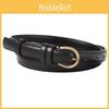 Stylish Minimalist Style Pu Belt With Alloy Pin Buckle For Daily Use Suitable