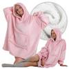 Blanket Sweatshirt Soft Thick Blanket Oversize Hoodie 2in1 Practical Gift
