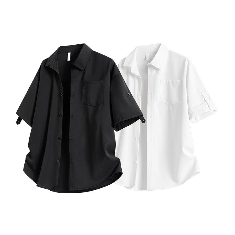 Summer Collar Men's Short Sleeved Shirt Casual Business Shirt