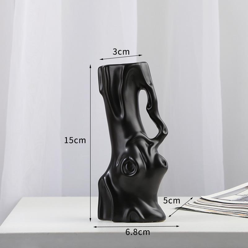 Vază Ceramică Decorativă Europeană Creativă pentru Casă, Decor pentru Living, Casă de Oaspeți, Decor pentru Comodă TV, Decorațiune de Birou, Grădinărit Bonsai