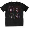Kiss Unisex Adult Faces Cotton T-Shirt