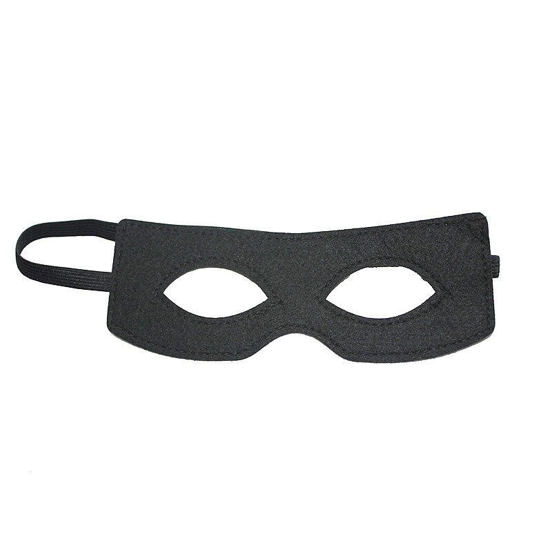 Vícebarevné plstěné masky Oční masky Polomaska Cosplay rekvizity s elastickou páskou pro Halloweenskou maškarní párty