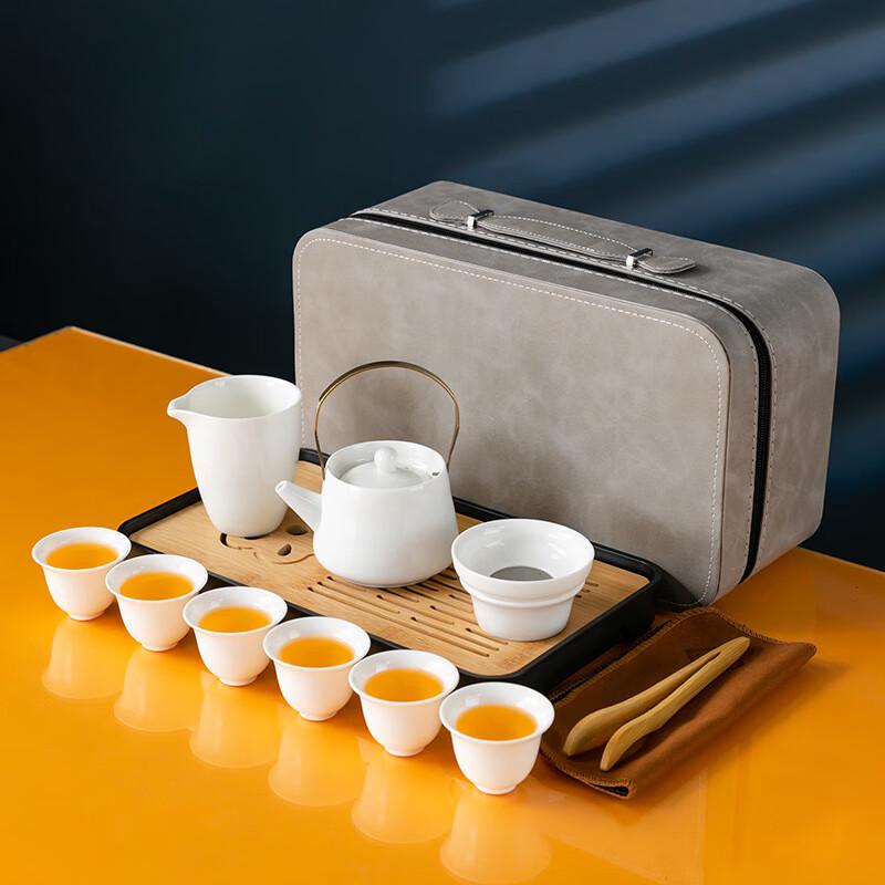 LISM Portable Ceramic Travel Tea Set