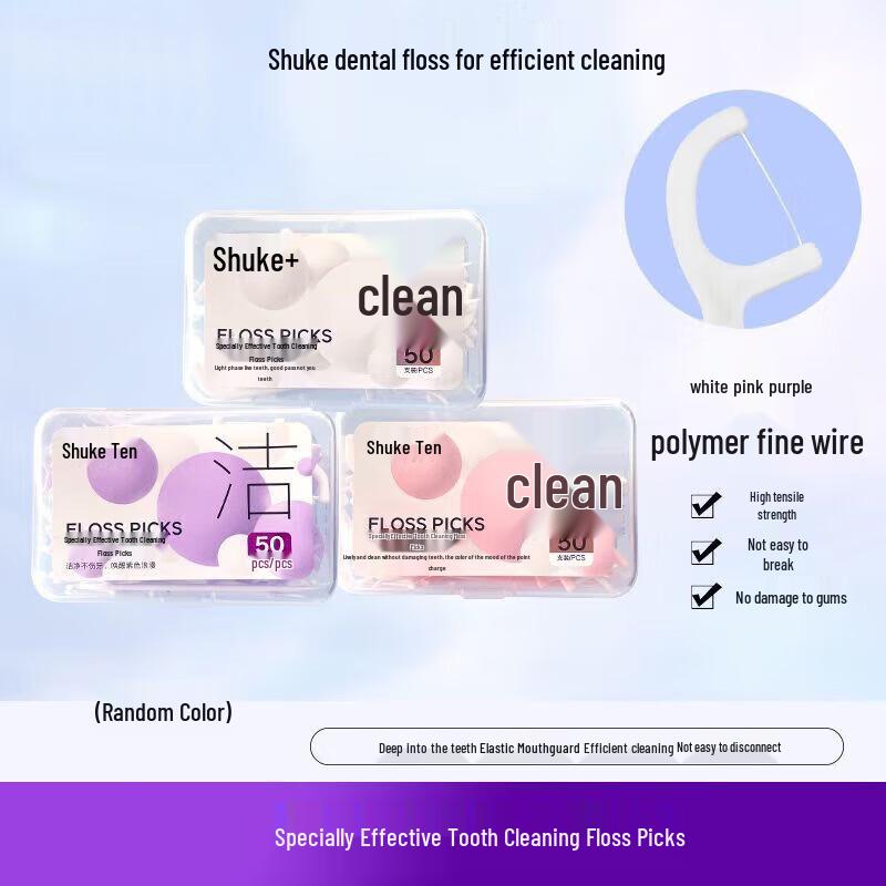 Shuke+ Professional Dental Floss Picks