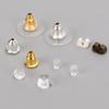 1040PCS Durable Silicone Earring Backs Metal Earring Backings Pierced Earing Backs  Droopy Studs