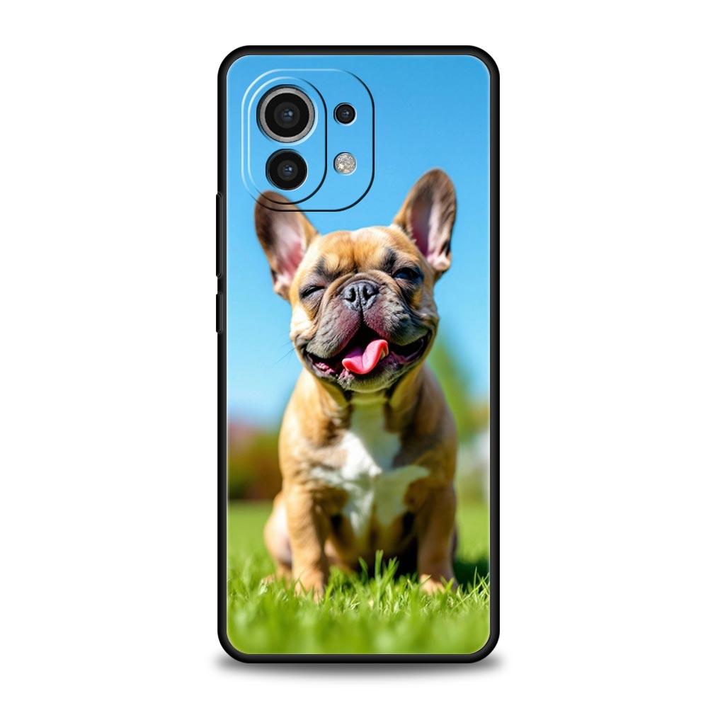 Custodia per Telefono Cane Bulldog Francese Animale Domestico Per Xiaomi Mi 17 15T 15 14 14T 13T 12T Pro 12 13 Lite 5G 11T Poco X6 X7 X5 Pro Cover Morbida