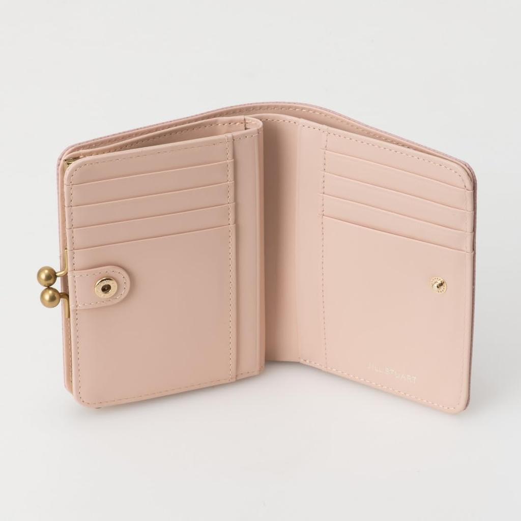 JILL STUART Honey Women's Leather Bi-Fold Wallet with Kiss Lock Clasp and Vintage Metal Charm - JSLW6SS1