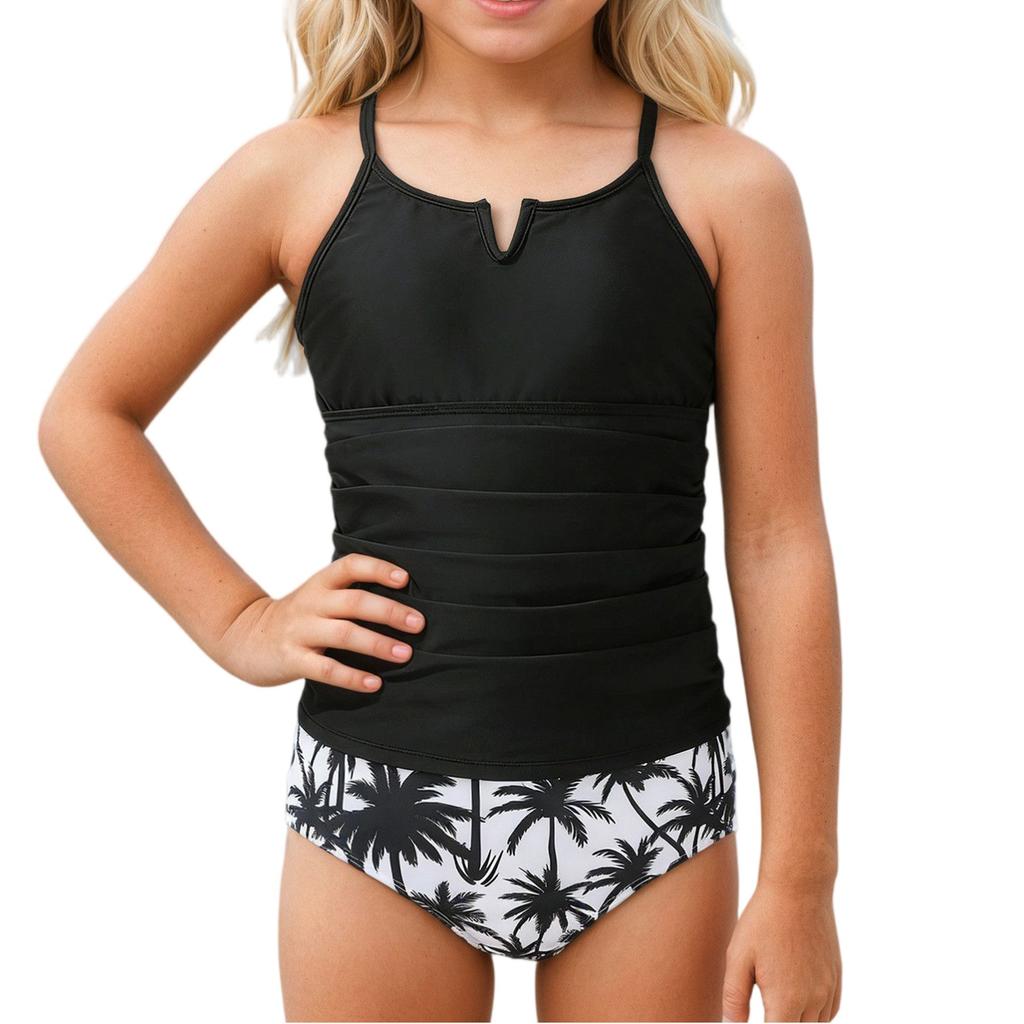 Ensemble Bikini Fille - Maillot de Bain Séparé Adolescent Haut & Bas Ensemble Maillot de Bain Adolescent Deux Pièces Maillot de Bain Pour Filles