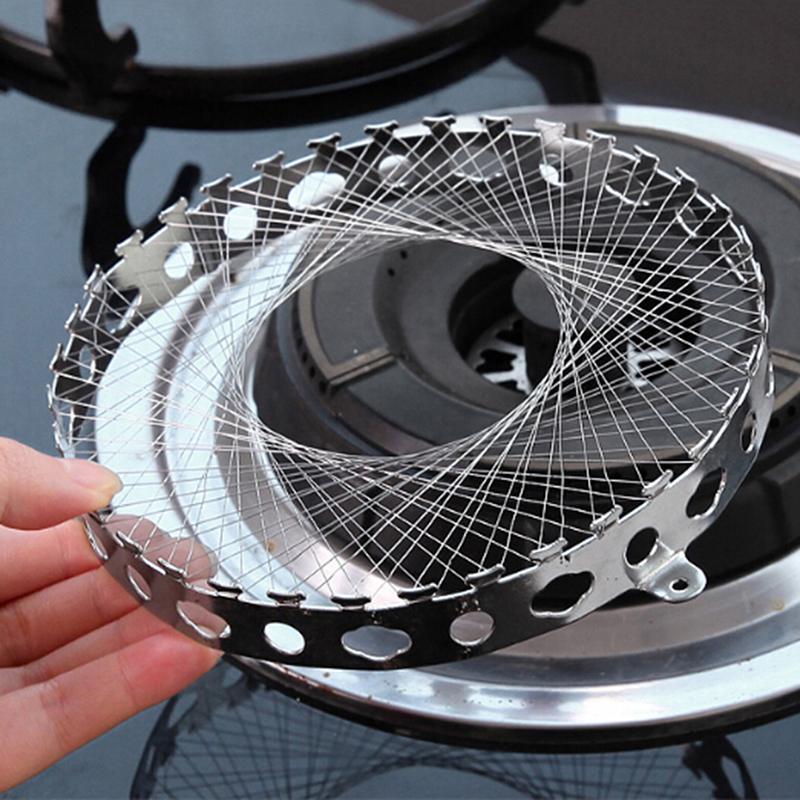 Stove Windproof Net Stainless Steel Gas Cooker Stove Torch Net Energy Saving