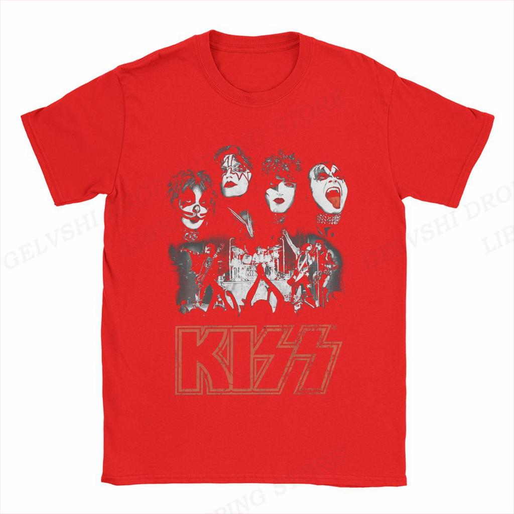 Tričko Kiss Band Unisex Unisex Módní Tričko Bavlněné tričko Dětské Hip Hop Trička Trička Unisex Košile Hombre Tops Rocková kapela