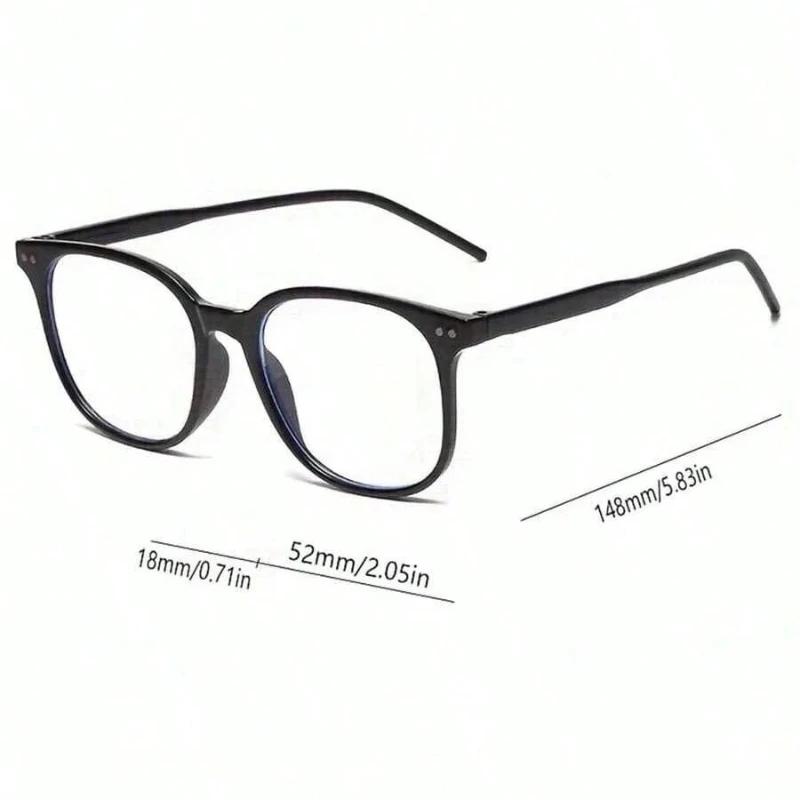 2 Pairs of Square Frame Glasses Blue Light Blocking Computer Goggles Suitable for Both Men and Women Suitable for Smartphones