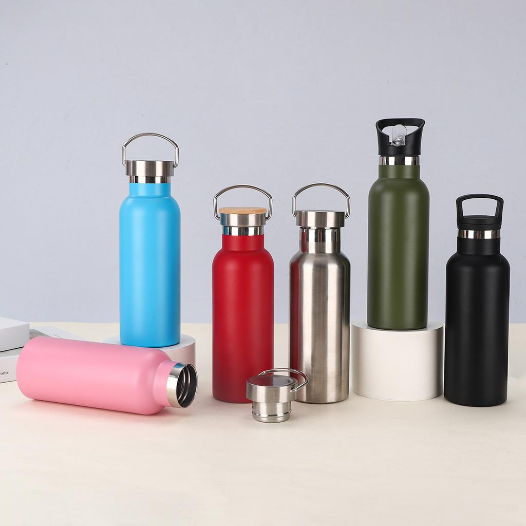 304 Edelstahl Meidakou Sportkessel Doppelschichtige Vakuum-Thermoskanne Outdoor Tragbarer Wasserbecher mit Griff