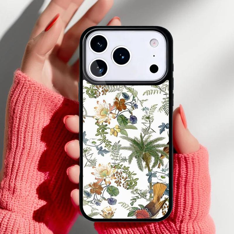 GartenVögel Handyhülle für iPhone 17 16 15 14 13 Pro Max Rückseite für 12 11 Pro Hülle