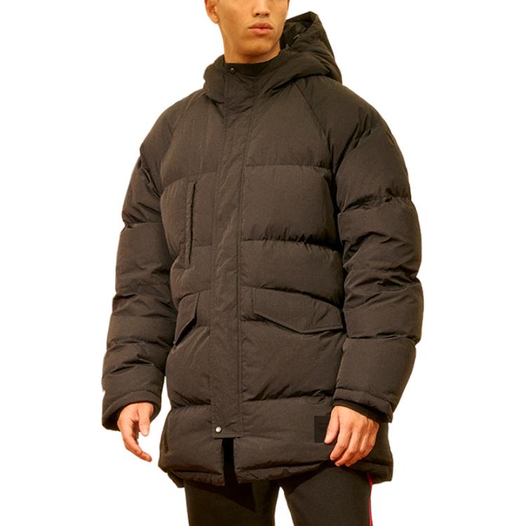 Mitchell Ness Down Jacket Unisex Black MNDN0002200